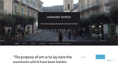 Desktop Screenshot of leonarddurso.com
