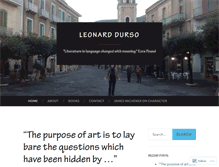 Tablet Screenshot of leonarddurso.com